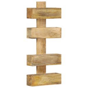 Pood24 seinale kinnitatav ajakirjariiul, 30 x 11 x 72 cm, mangopuit