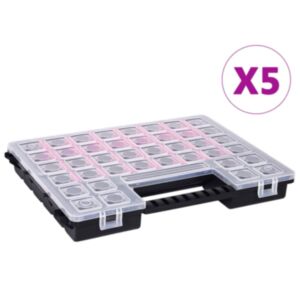 Pood24 reguleeritavate vaheseintega sortimendikarbid 5 tk, plast