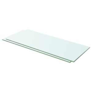 Pood24 riiulid 2 klaasist planeeli 60 x 20 cm 
