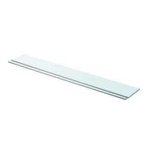 Pood24 riiulid 2 klaasist paneeli 90 x 12 cm 