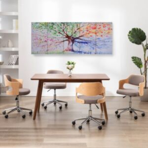 Pood24 seinamaalikomplekt lõuendil, vihmane puu, värviline 200 x 80 cm