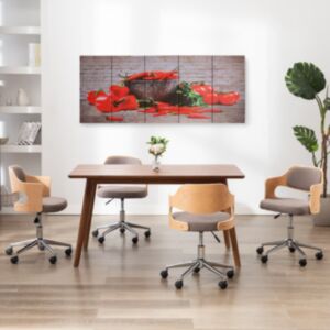 Pood24 seinamaalikomplekt lõuendil, paprika, värviline, 200 x 80 cm