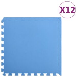 Pood24 põrandamatid 12 tk 4,32 ㎡ EVA-vaht, sinine