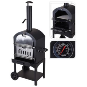 Печь для пиццы ProGarden BBQ, черная