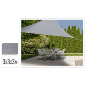 Козырек от солнца ProGarden 3x3x3 м, серый, треугольник