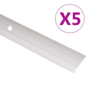 Pood24 põrandaprofiilid 5 tk, alumiinium, 134 cm, kuldne