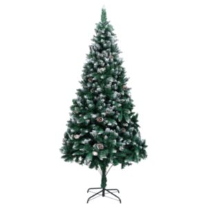 Pood24 kunstkuusk männikäbide ja valge lumega, 240 cm