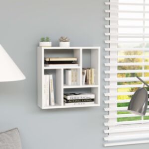 Pood24 seinariiul, valge, 45,1x16x45,1 cm, puitlaastplaat 