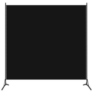 Pood24 1 paneeliga ruumijagaja, must, 175 x 180 cm
