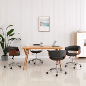 Pood24 pööratavad söögitoolid 4 tk, hall, kangas