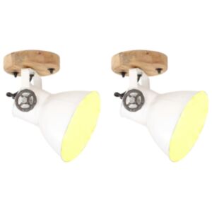 Pood24 tööstuslikud seina- ja laelambid 2 tk valge 20 x 25 cm E27