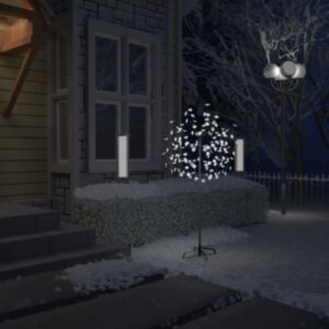 Pood24 jõulupuu 120 LEDi, külm valge, kirsiõied 150 cm