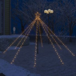 Pood24 LED-valguskettidega jõulupuu õue 400 LEDi, 2,5 m