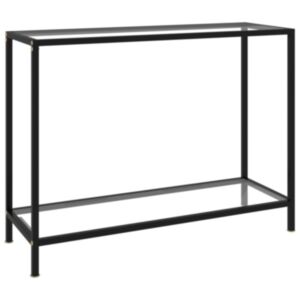 Консольный стол POOD24, прозрачный, 100 x 35 x 75 см, закаленное стекло