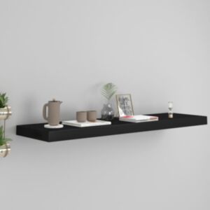 Pood24 seinariiul, must, 90 x 23,5 x 3,8 cm MDF