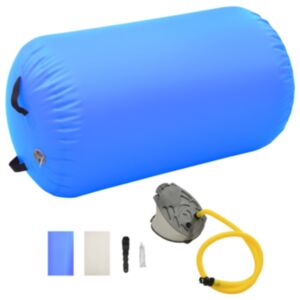 Pood24 täispumbatav võimlemisrull pumbaga 100x60 cm PVC sinine