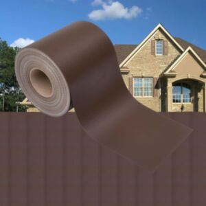 Pood24 aia privaatsuskate, PVC 35 x 0,19 m, pruun