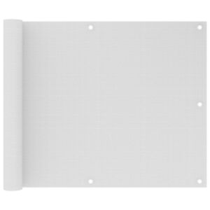Pood24 rõdusirm, valge, 75 x 300 cm, HDPE