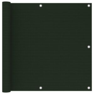 Шторка для балкона POOD24, темно-зеленая, 90x600 см, HDPE