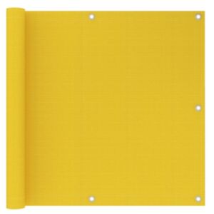 Pood24 Rõdusirm, kollane 90x500 cm HDPE