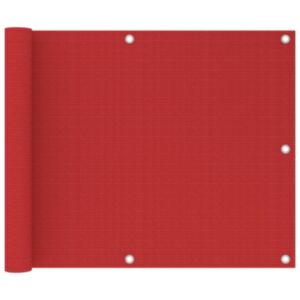 Pood24 rõdusirm, punane, 75 x 500 cm, HDPE