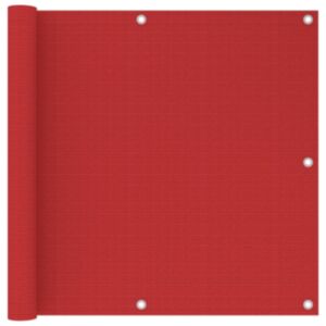 Pood24 rõdusirm, punane, 90 x 500 cm, HDPE