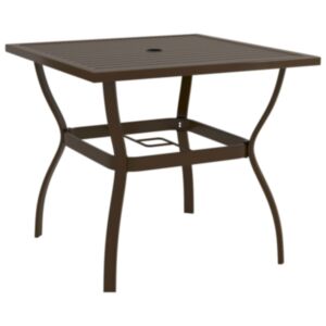 Pood24 aialaud, pruun, 81,5 x 81,5 x 72 cm, teras