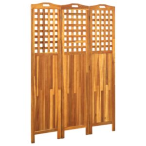 Pood24 3 paneeliga sirm, 121 x 2 x 170 cm, akaatsiapuit