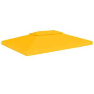 Pood24 kahekordne varjualuse katus 310 g/m² 4 x 3 m, kollane