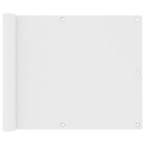 Pood24 rõdusirm, valge, 75 x 500 cm, oxford-kangas