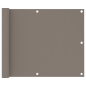 Pood24 rõdusirm, pruunikashall, 75 x 600 cm, oxford-kangas