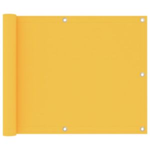Балконная ширма POOD24, желтая, 75 x 400 см, ткань оксфорд
