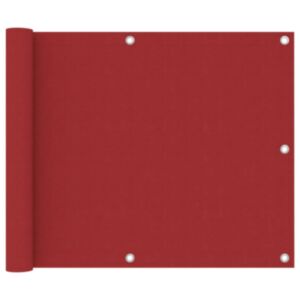 Pood24 rõdusirm, punane, 75 x 300 cm, oxford-kangas