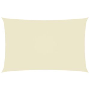 Pood24 oxford-kangast päikesepuri, ristkülik, 2 x 5 m kreemjas