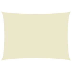 Pood24 oxford-kangast päikesepuri, ristkülik, 2,5 x 4 m kreemjas