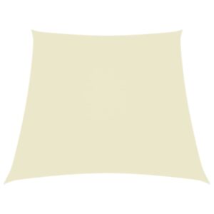 Pood24 oxford-kangast päikesepuri trapets, 3/4x2 m kreemjasvalge
