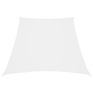 Pood24 oxford-kangast päikesepuri trapets, 3/4x2 m valge