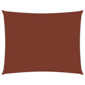 Pood24 oxford-kangast päikesepuri ristkülik, 2 x 3,5 m terrakota