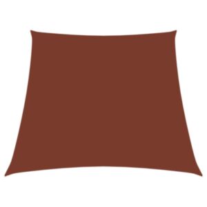 Pood24 oxford-kangast päikesepuri, trapetsikujuline, 3/4 x 2 m, terrakota 