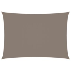 Pood24 oxford-kangast päikesepuri, ristkülik, 2,5 x 4 m pruunikashall