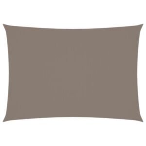 Pood24 oxford-kangast päikesepuri, ristkülik, 3 x 5 m, pruunikashall