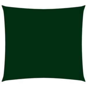 Pood24 oxford-kangast päikesepuri, kandiline, 3,6x3,6 m, tumeroheline