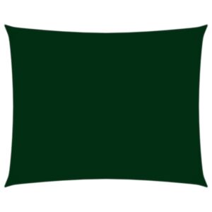 Pood24 oxford-kangast päikesepuri, ristkülik, 2,5 x 3 m, tumeroheline