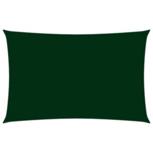 Pood24 oxford-kangast päikesepuri, ristkülik, 3 x 6 m, tumeroheline