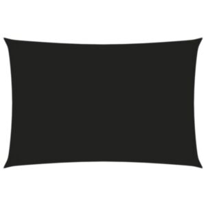 Pood24 oxford-kangast päikesepuri, ristkülik, 2,5 x 4,5 m, must