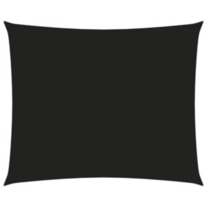 Pood24 oxford-kangast päikesepuri, ristkülik, 4 x 5 m, must