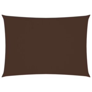 Pood24 oxford-kangast päikesepuri, ristkülik, 2,5 x 4 m, pruun