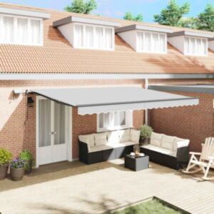 Varikatus koos Manuaalne Antratsiit 5 x 3 m Metall