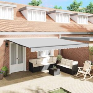 Pood24 Varikatus Antratsiit 4 × 3,5 m Metall