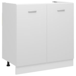 Pood24 alumine valamukapp, valge, 80 x 46 x 81,5 cm, puitlaastplaat